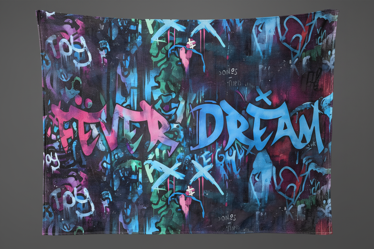 Fever Dream XL Premium Blanket pattern close-up